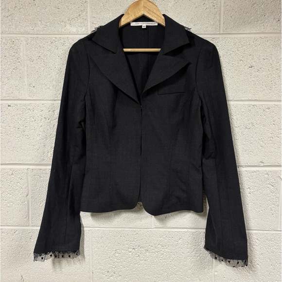 Diane Von Furstenberg Jackets & Blazers - Diane von Furstenberg Black Blazer Jacket Women's Size 10